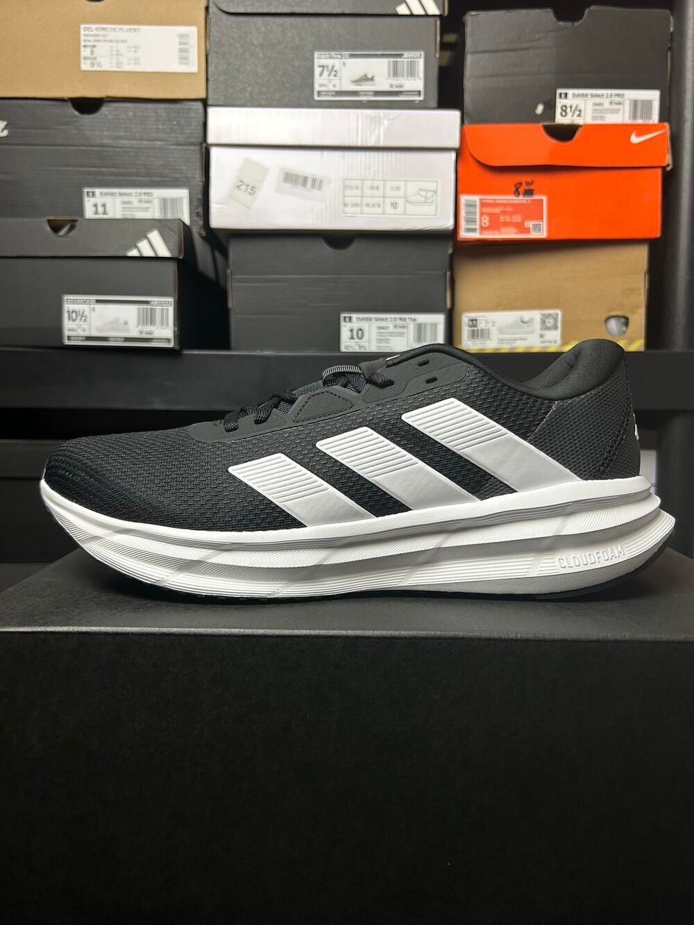 adidas Galaxy 7 Core Black White / Size 10.5 / Brand New!!